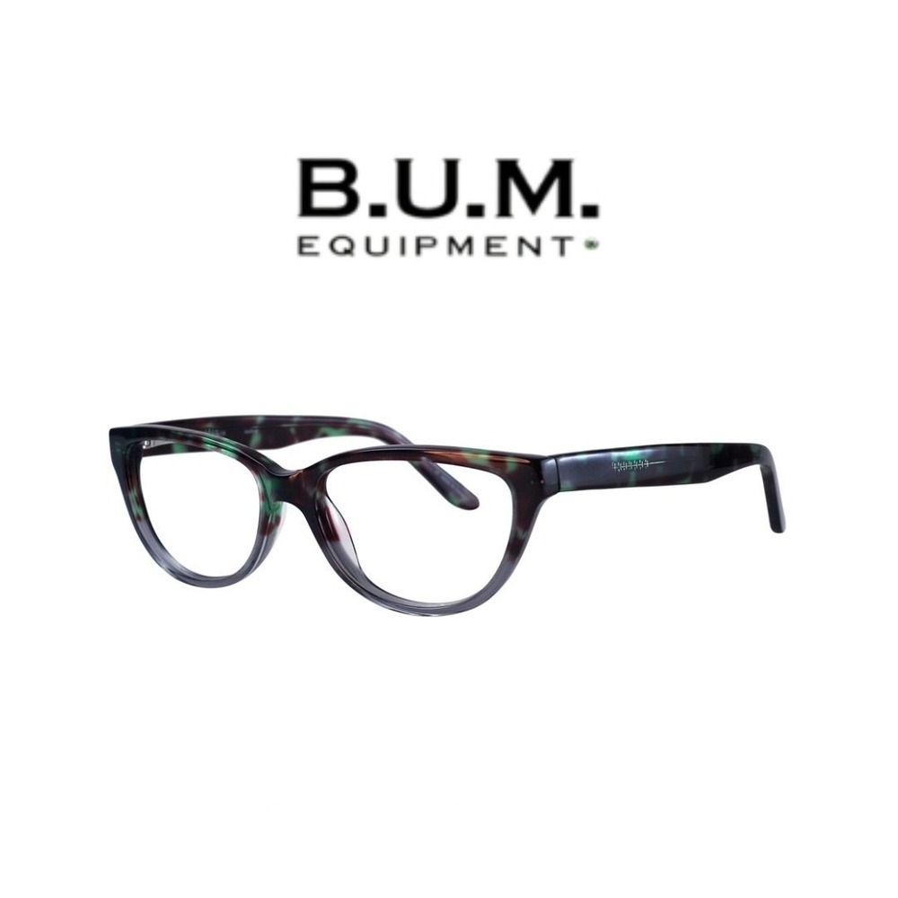 BUM EQUIPMENT Magical Marine Cat Eye‎ Eyeglass Frames 52-16-135 Green
